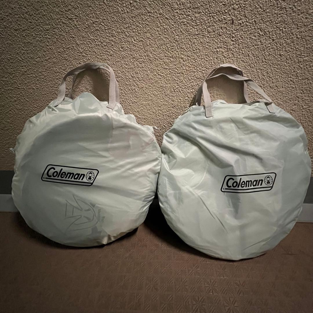 【美品】Coleman クイックアップシェード ポップアップテント 2個セット