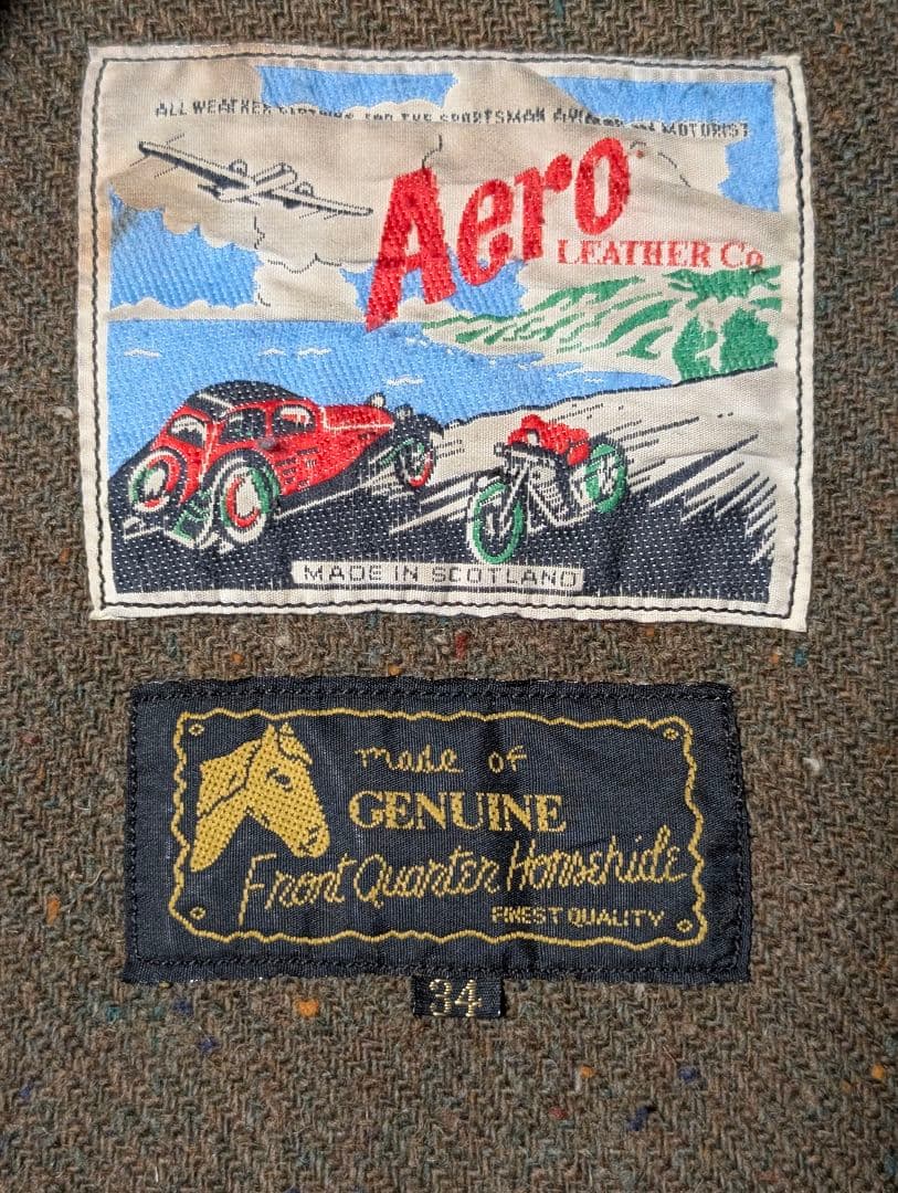 鈴*充様 エアロレザー ハーフベルト ホースハイド AERO LEATHER