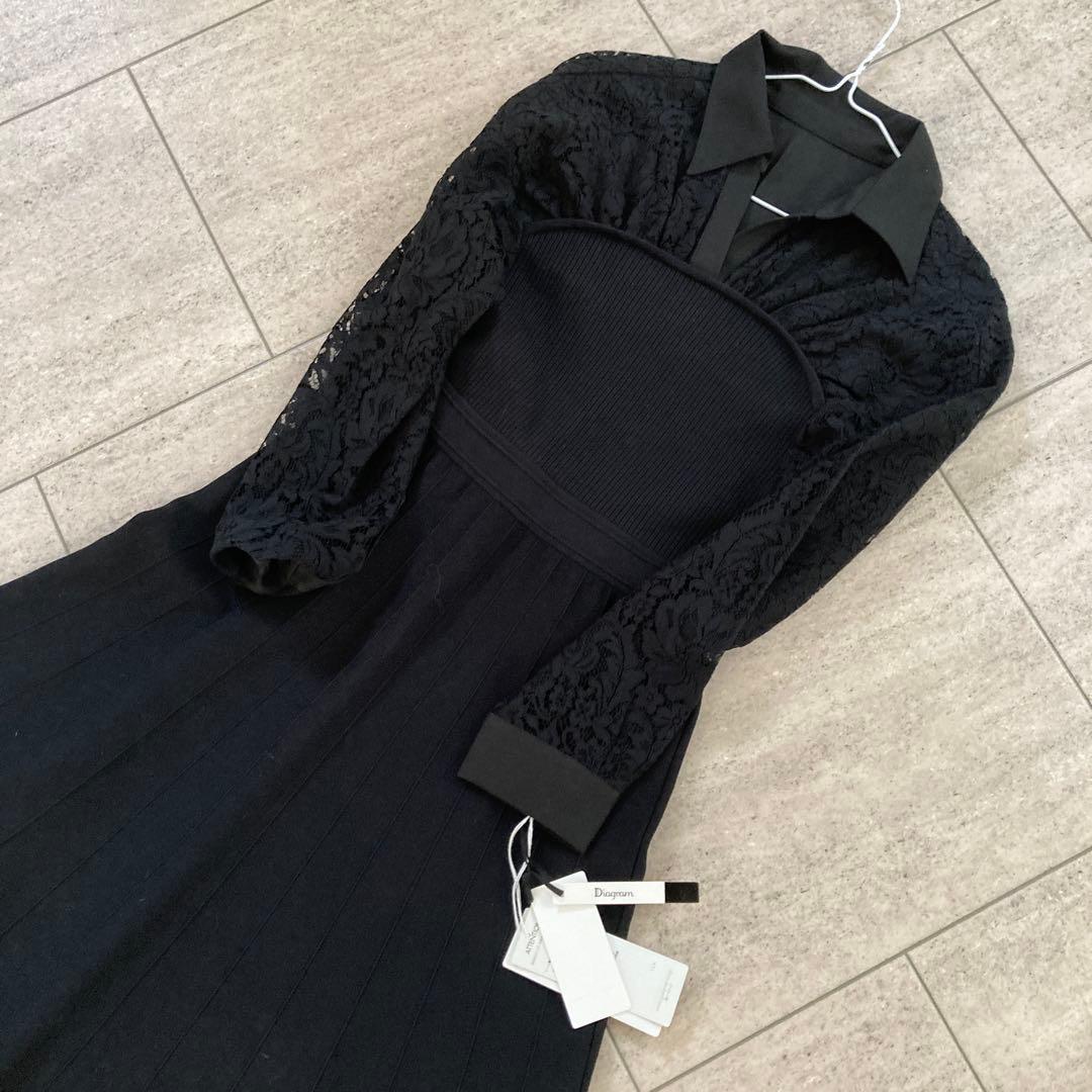 ダイアグラム　レースレイヤードワンピース