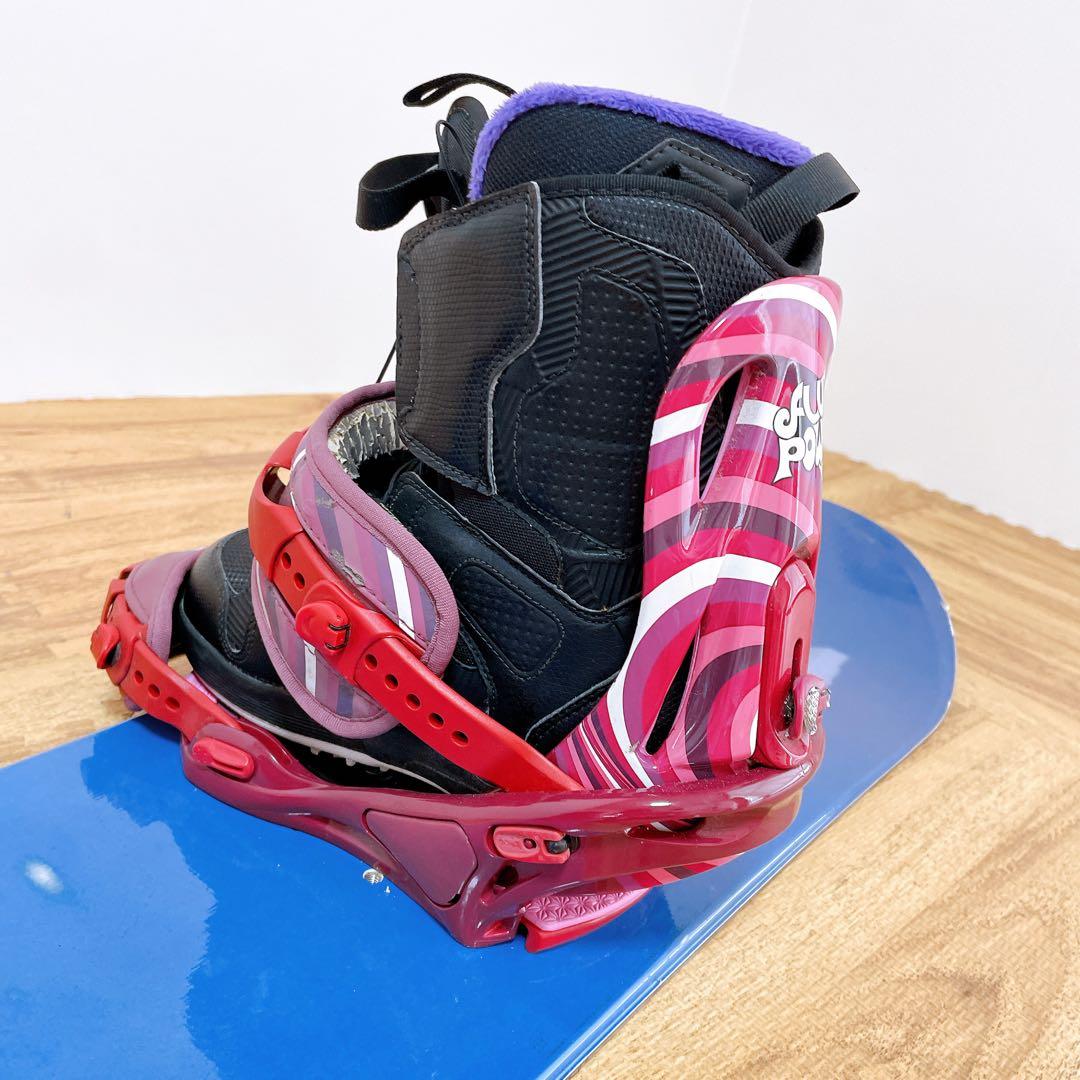 レディース　スノーボード　3点セット　k2 サロモン　FLUX 144cm