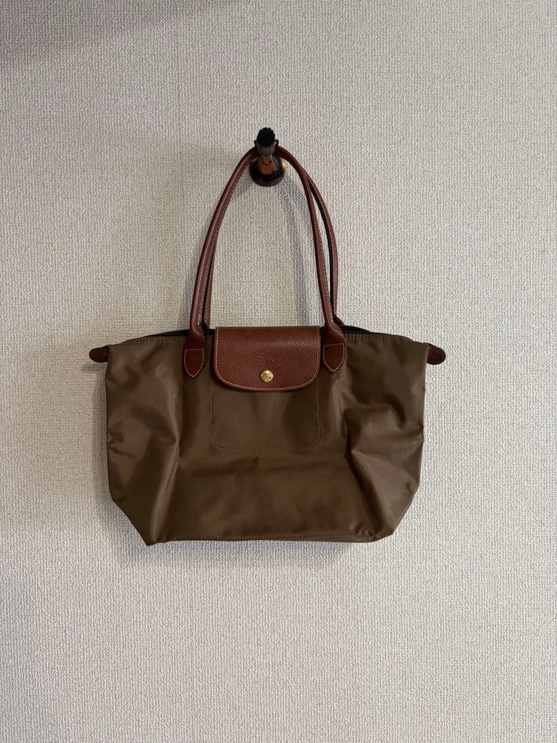 ロンシャン ル プリアージュ トートバッグ LONGCHAMP カーキ