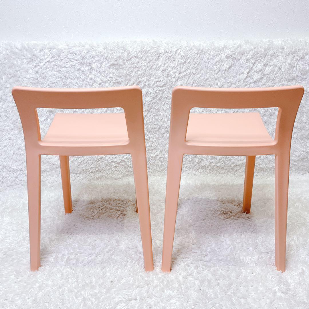スタッキングチェア ダイニングチェア スツール 北欧 デザイナーズ 2脚セット