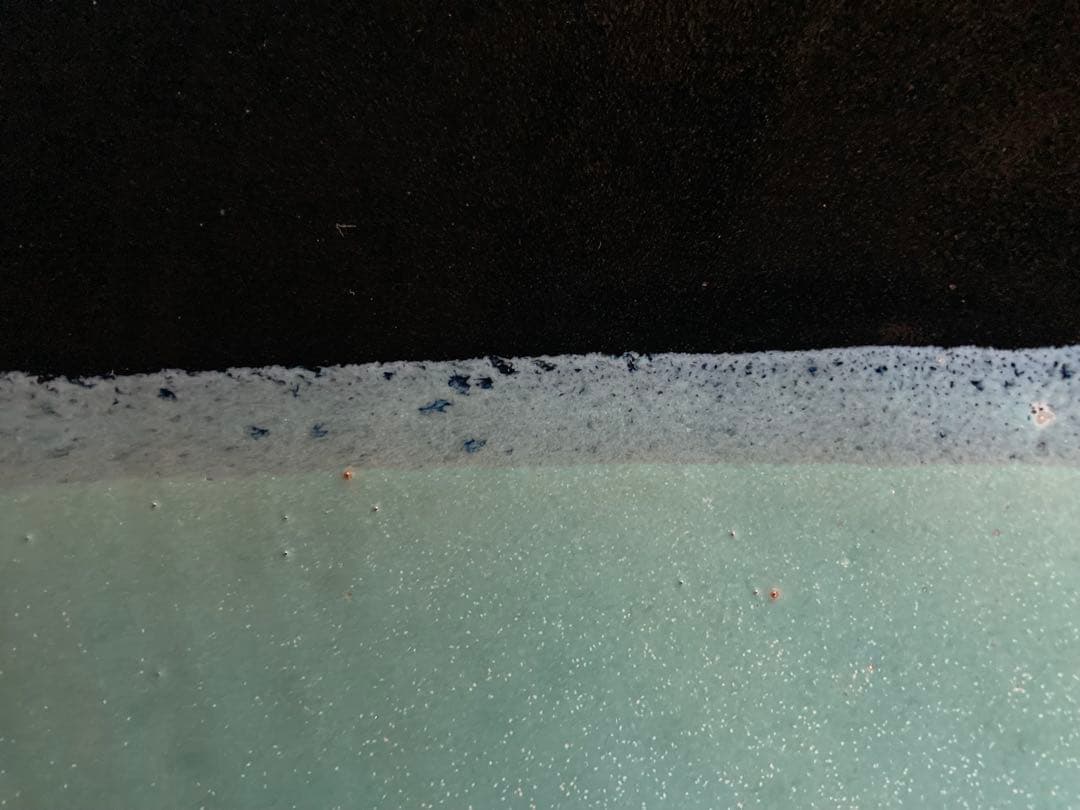 民藝 牛ノ戸焼 染分一尺大皿