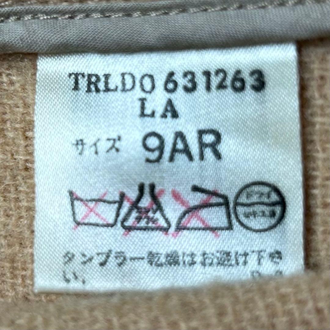 【美品】ニューヨーカー×ムーアブルック/80sウールヘリンボーンダッフルコート