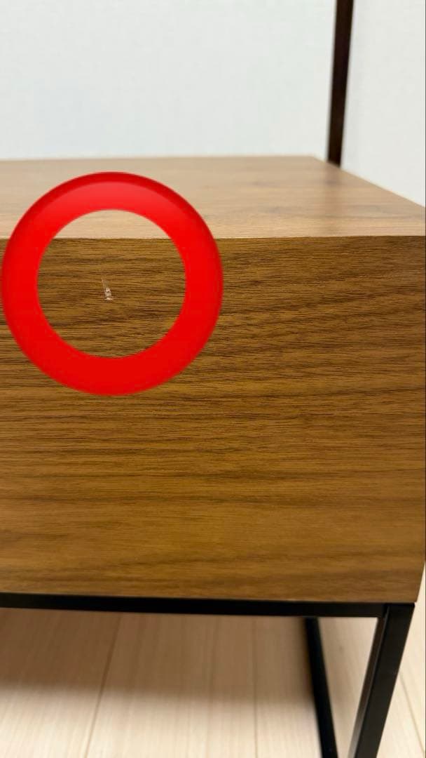 【美品】ウォルナット　ローテーブル　昇降式　鉄脚　LOWYA　ロウヤ