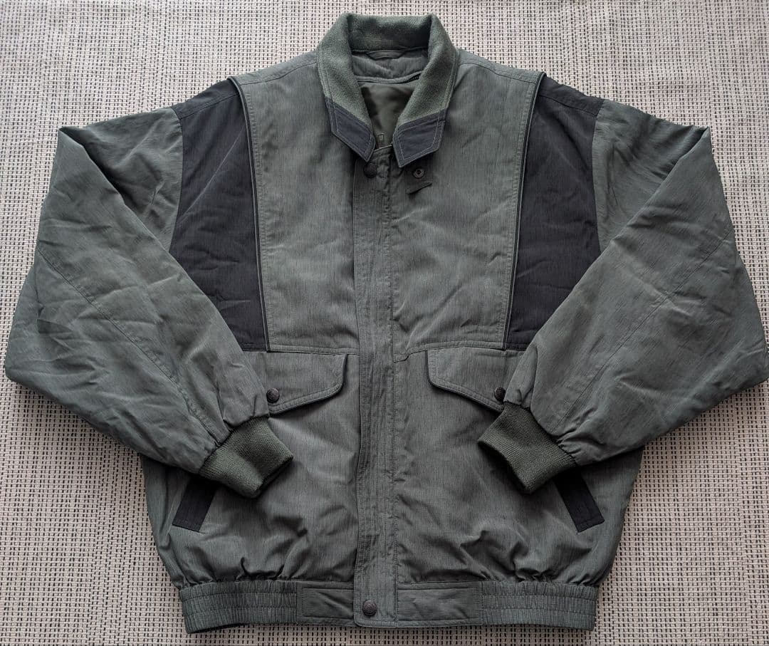 90s vintage スイングトップ ブルゾン ライナー付 短丈 古着 MA1