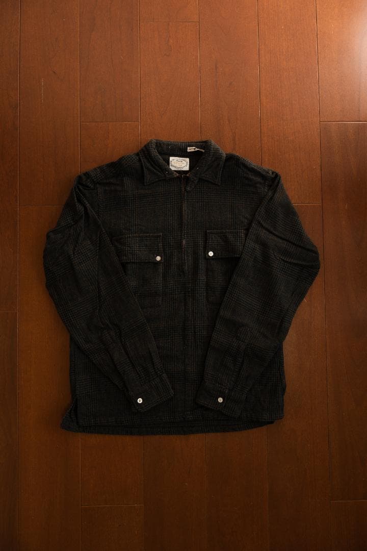 【50sビンテージ】DONEGAL ウールジップアップ M～L程度 虫食い有