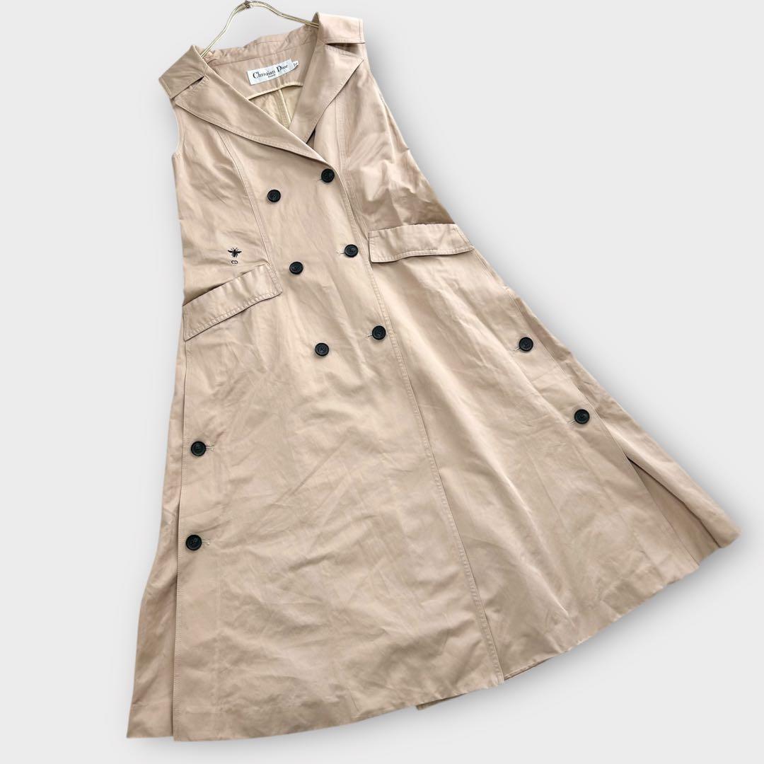 Christian Dior トレンチワンピース ベルト　イタリア製