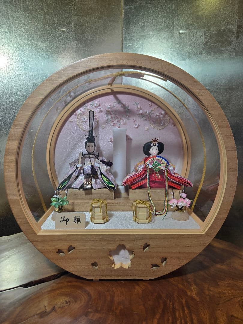 【一点限り】雛人形 ケース飾り　K54