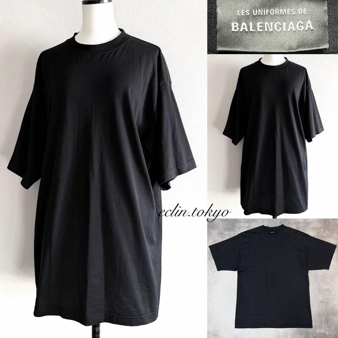 バレンシアガ 2023 オーバーサイズ ビッグシルエット Tシャツ E4850