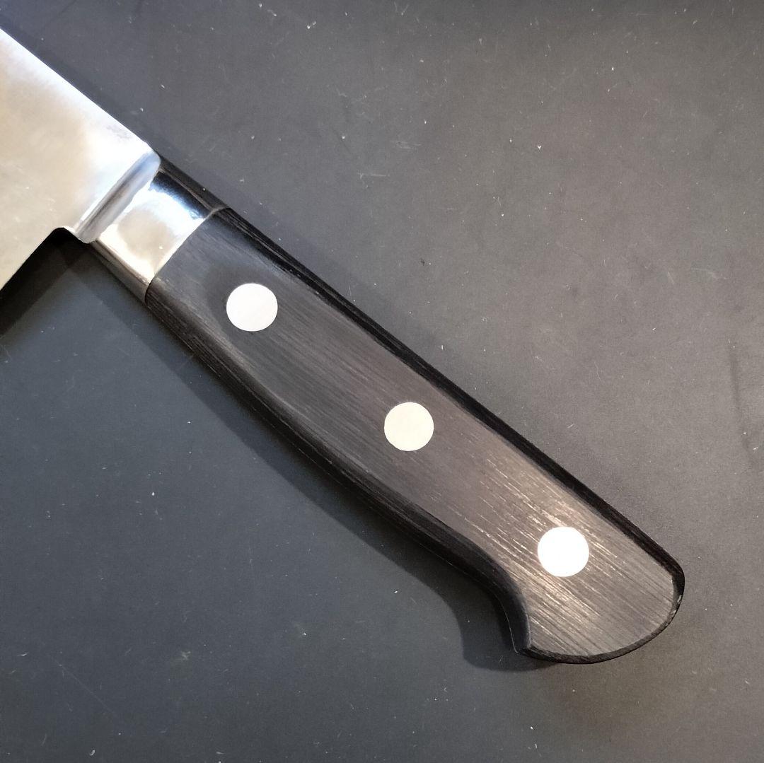 有次 特製 全鋼 日本鋼(SK鋼) ハガネ 牛刀 24cm 研ぎ済み 京都 包丁