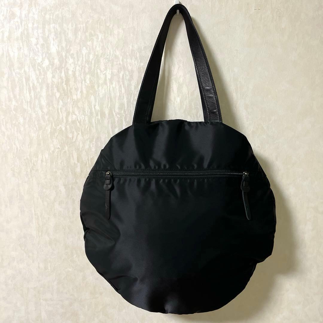 新品＊慈雨 ジウ jiu センソユニコ ドット柄ハンドバッグ トートバッグ 黒