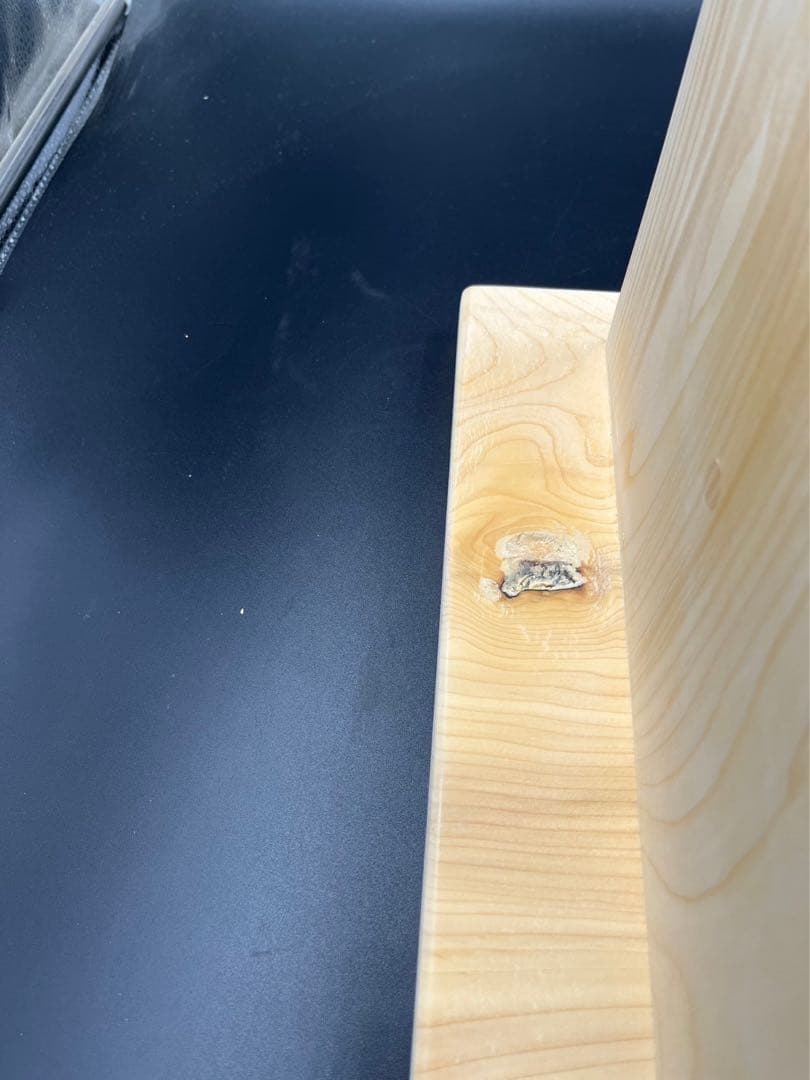 [即購入OK] 本榧　風呂椅子(特大) 新品未使用　無垢材一枚物　年末特価品