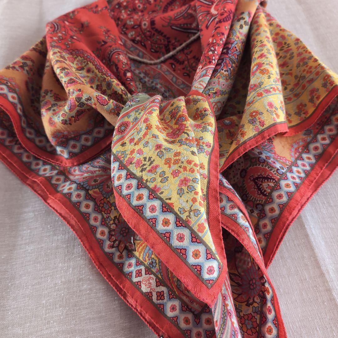 エトロ 民族調ヴィンテージウール ショール