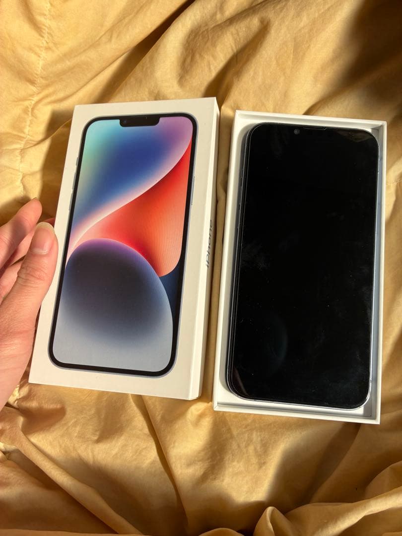 明日20時まで大幅値下げ！iPhone 14Plus 128GB ブルー 箱付き