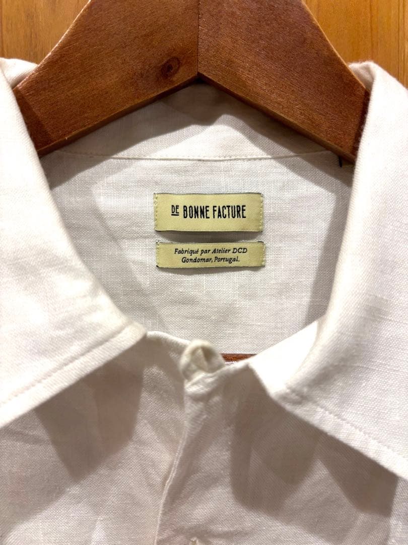 【DE BONNE FACTURE】デボンファクチュールコンバーチブルシャツ