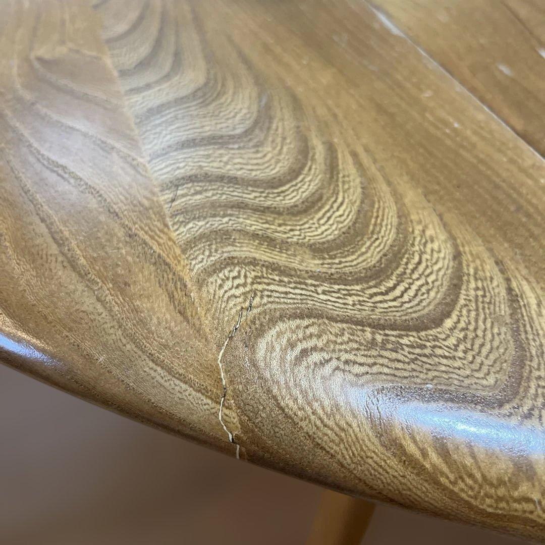 ERCOLアーコールドロップリーフテーブル　アンティーク家具　ダイニングテーブル