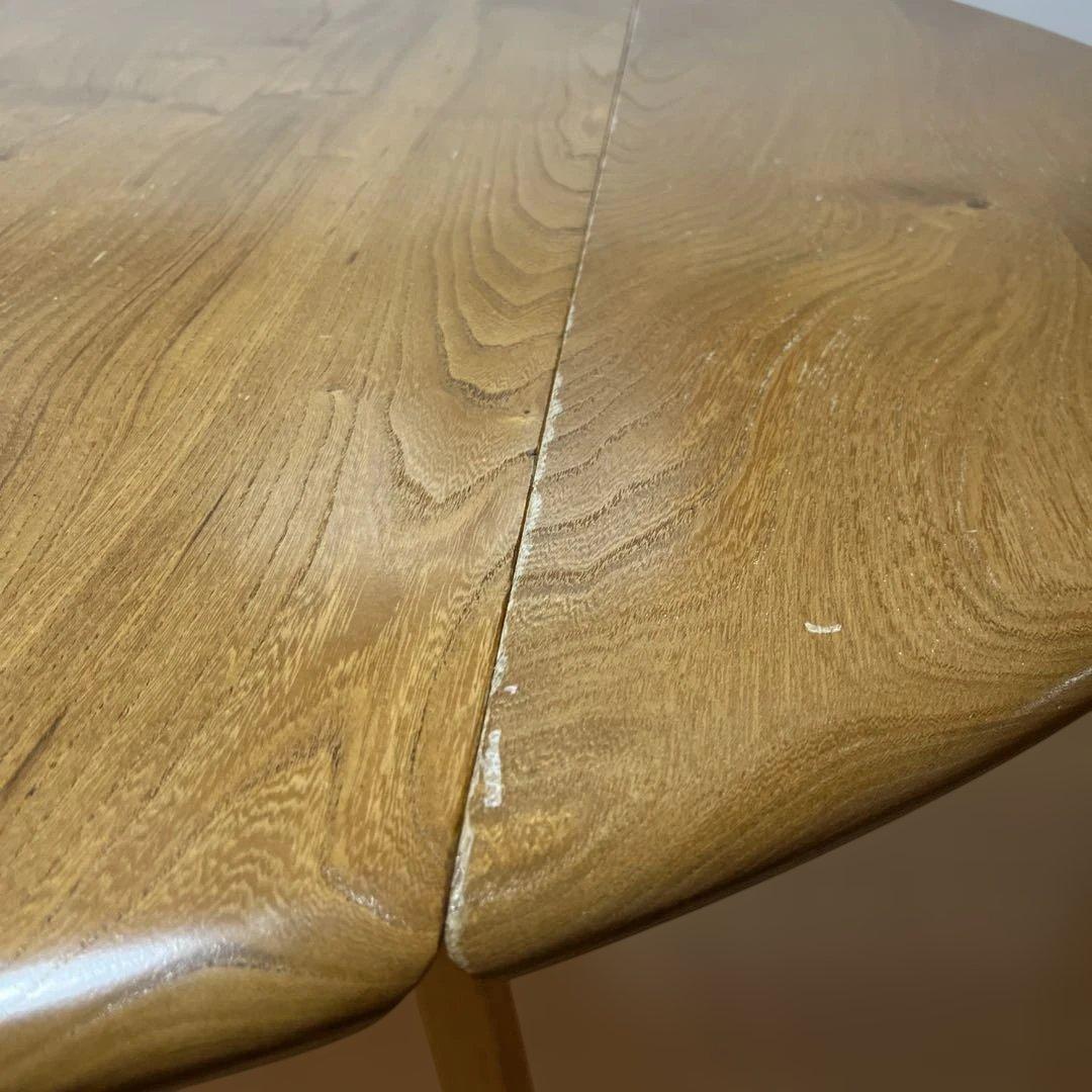 ERCOLアーコールドロップリーフテーブル　アンティーク家具　ダイニングテーブル