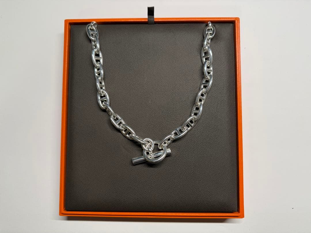 【激レア】31コマ　エルメス　シェーヌダンクルネックレス　GM