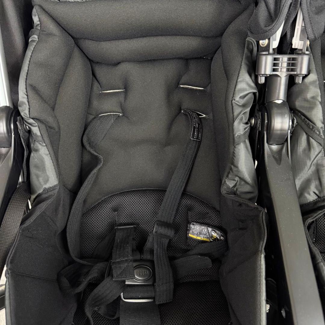 【美品】Combi コンビ　2人乗り　ツインスピン　双子 ベビーカー 62-2