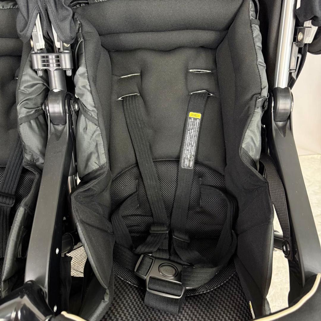 【美品】Combi コンビ　2人乗り　ツインスピン　双子 ベビーカー 62-2