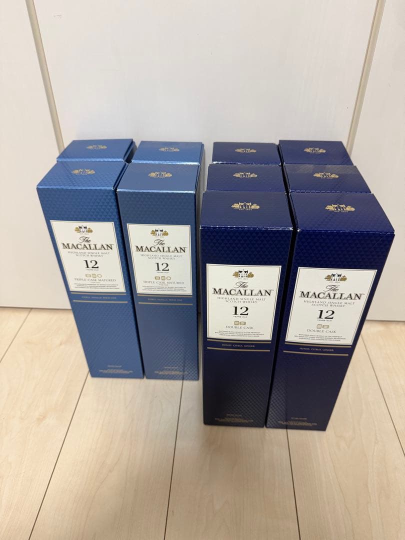 Macallan 12年 ダブル トリプル カスク 700ml x 10本セット