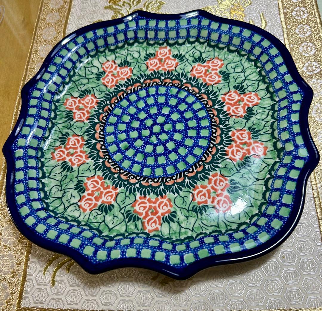 ポーリッシュポタリー　大皿　2枚セット