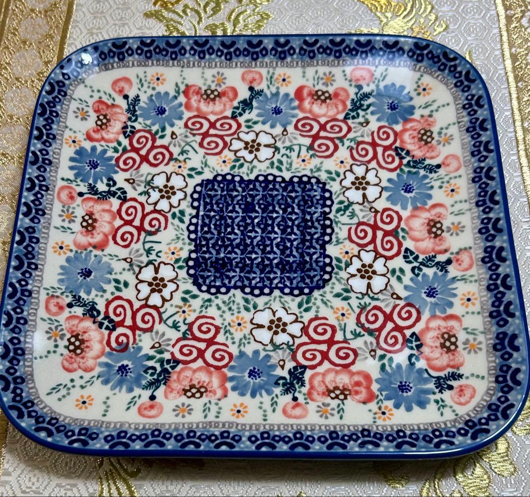 ポーリッシュポタリー　大皿　2枚セット