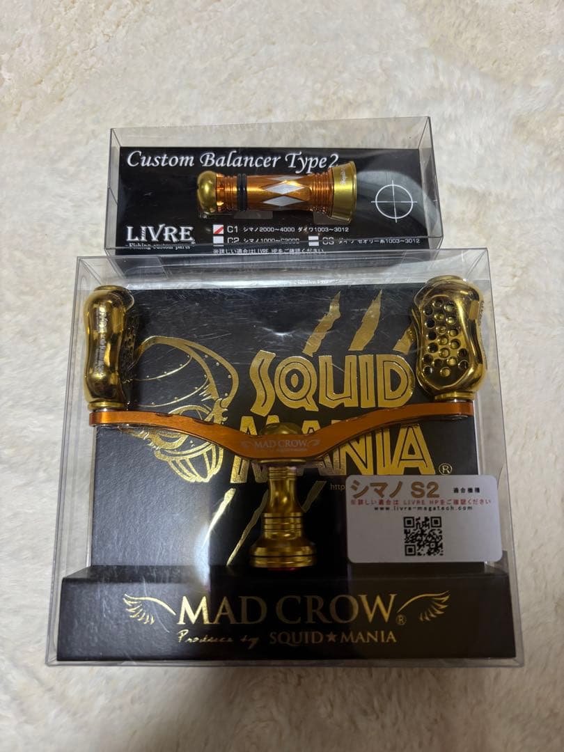 スクイッドマニア MAD CROW リブレ オレンジ/ゴールド/K24未使用