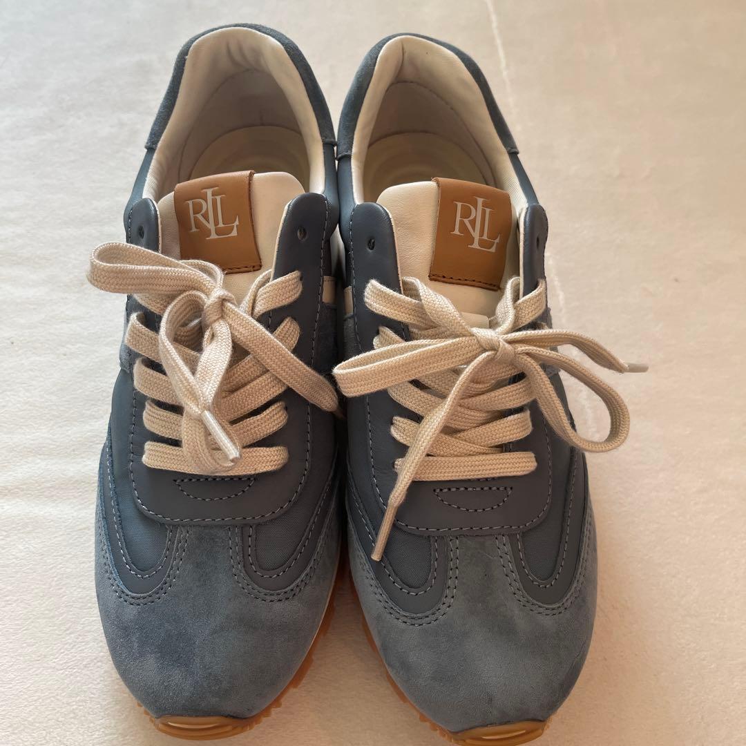 LAUREN RALPH LAUREN グレー スニーカー