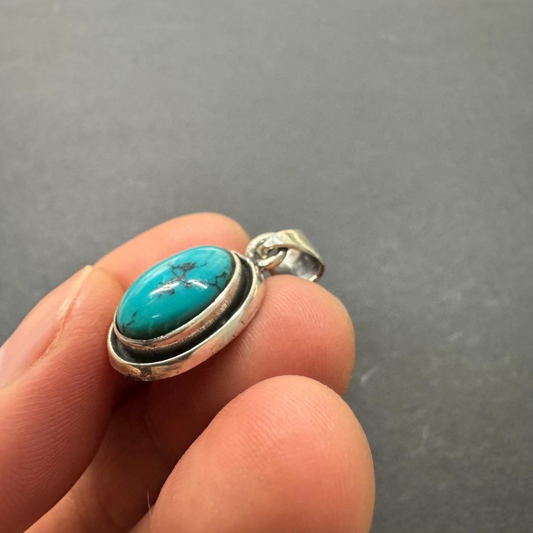 【silver925】ターコイズ ペンダントトップ
