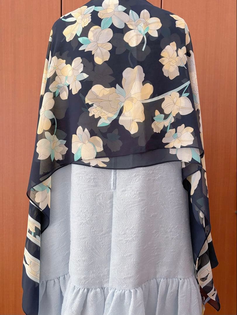 レオナール　シルクシフォン　スカーフ