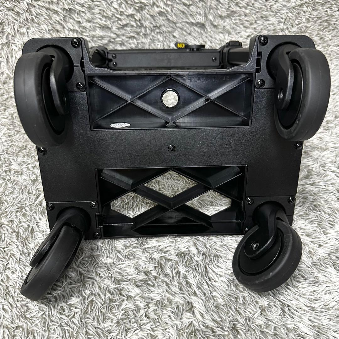 【極美品】スワニー キャリーバッグ 4輪ストッパー付　黒　リボン