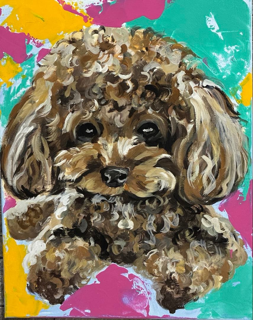 トイプードル 絵 ART