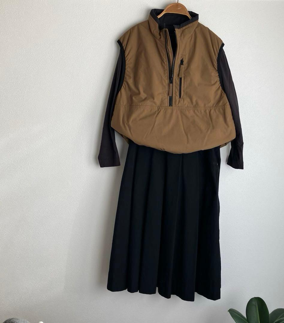 MHL コットンナイロン　中綿ベスト