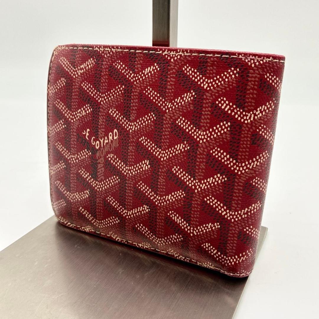 入手困難 ゴヤール GOYARD 折財布 pvc レッド メンズ ユニセックス