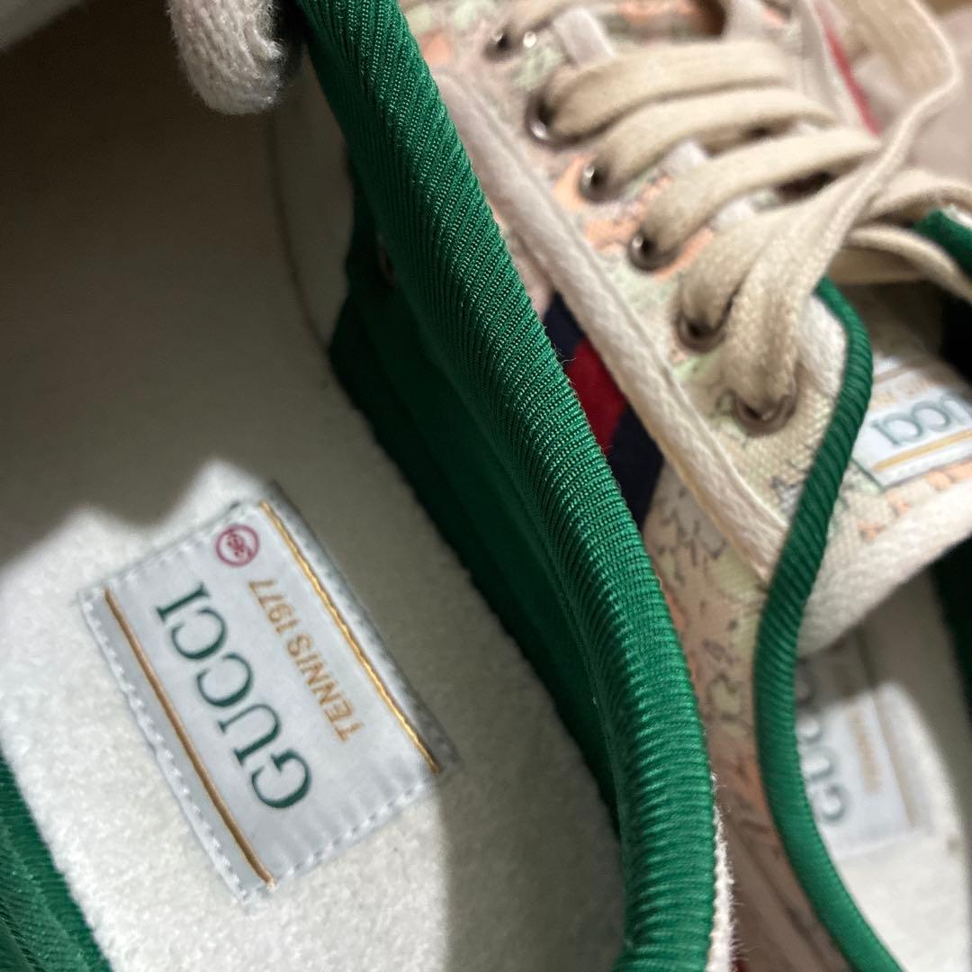 GUCCI テニス1977 スニーカー 花柄36＋　(箱　袋　紐付き)