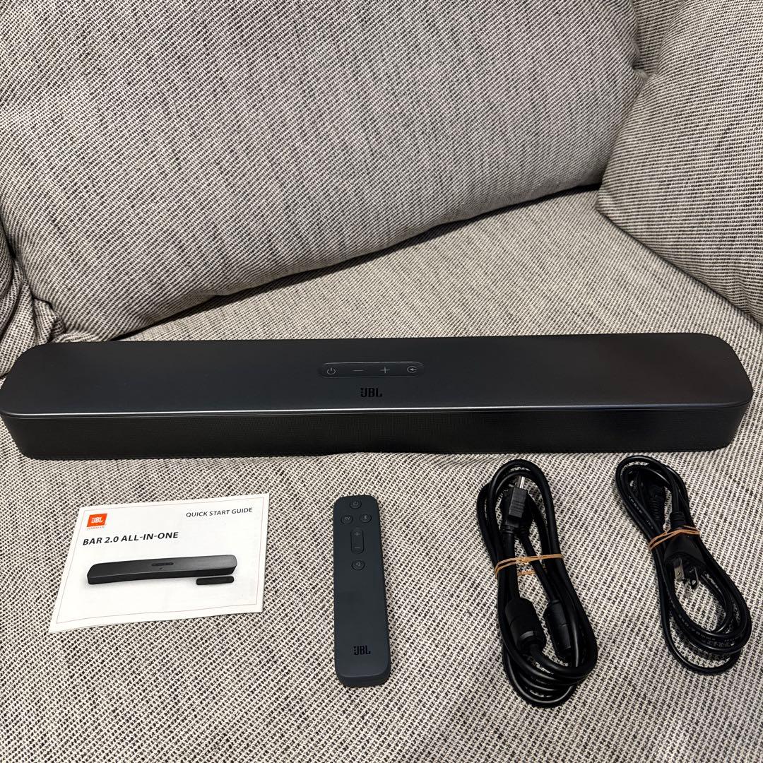 美品JBLBar 2.0 コンパクトサウンドバー 80W Bluetooth対応