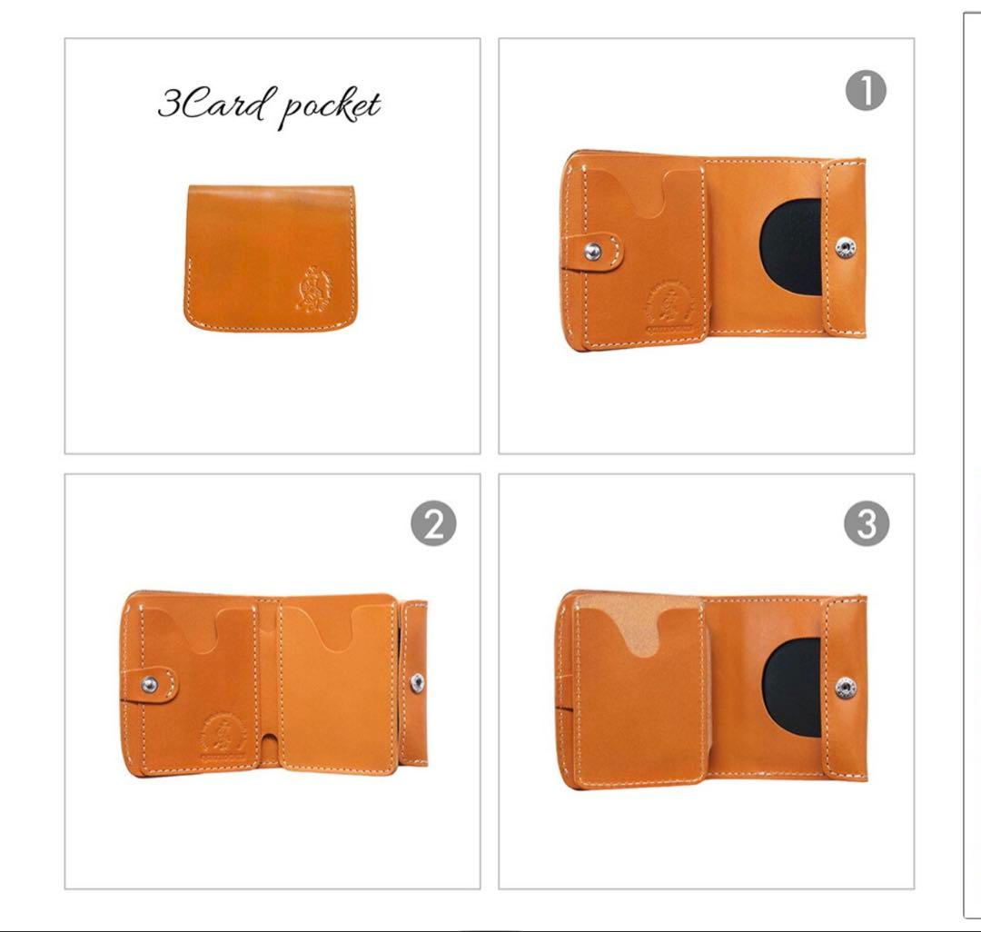 クアトロガッツ 小さいふ コンチャ 黒 2つ折り 革