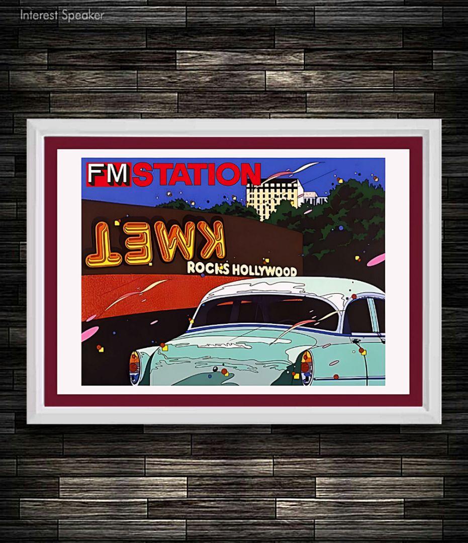 鈴木英人 / FMステーション【A4サイズ写真ポスターフレーム付き10点セット】