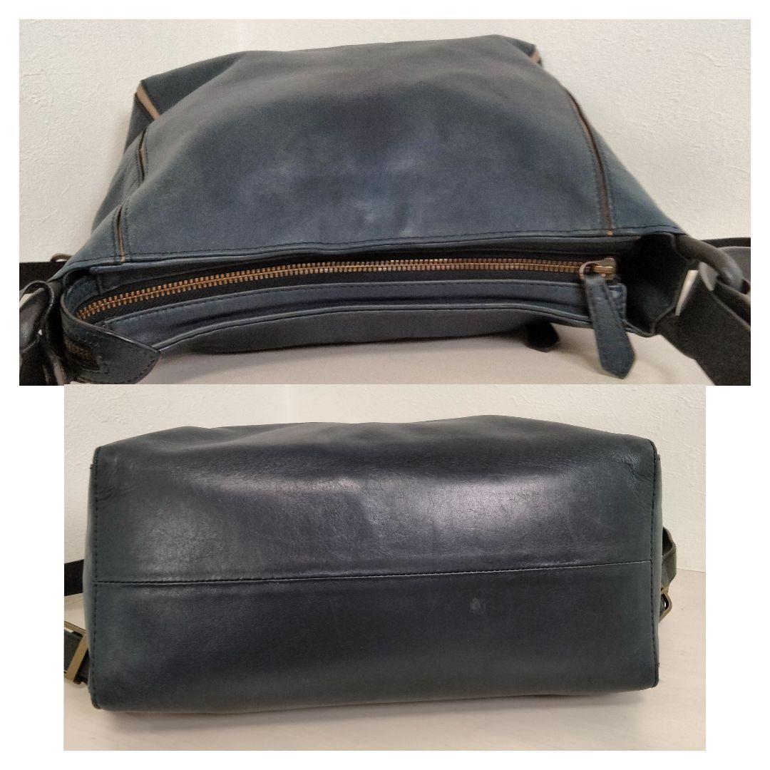 マザーハウス ヨゾラ M 2way ショルダーバッグ リュック レザー ネイビー