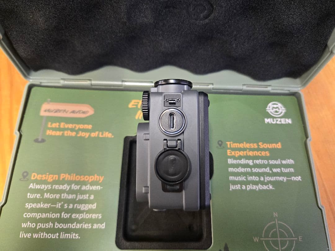 MUZEN Wild mini Bluetooth USB-C Gray第三世代