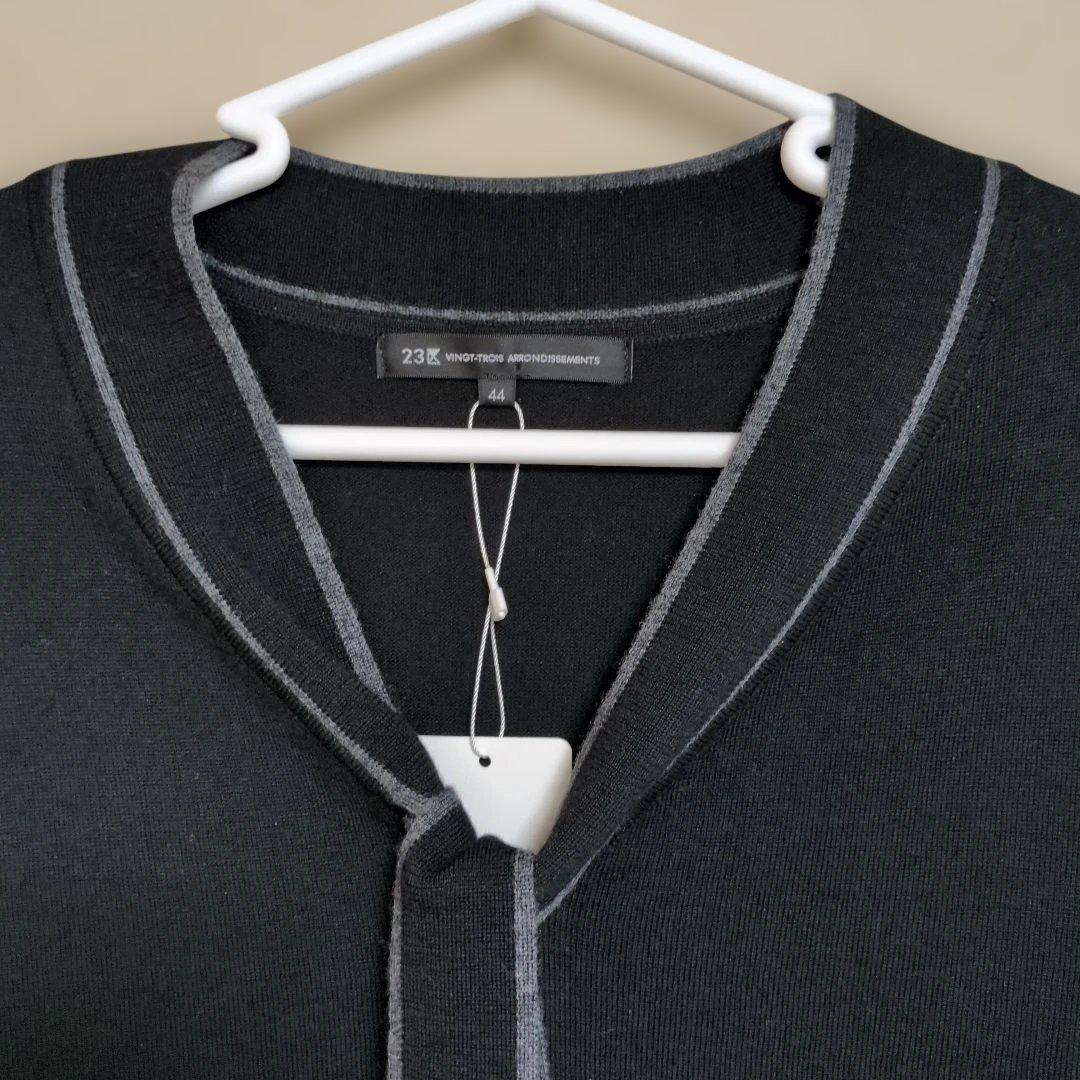 専用品★23区 洗えるウーステッドウール ボウタイ ニット