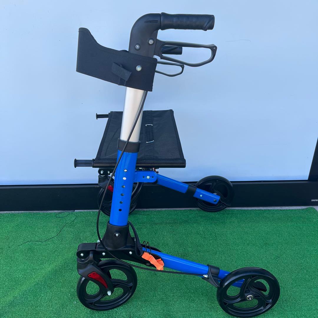 シルバーカー コンパクト ブレーキ付き折り畳み車椅子