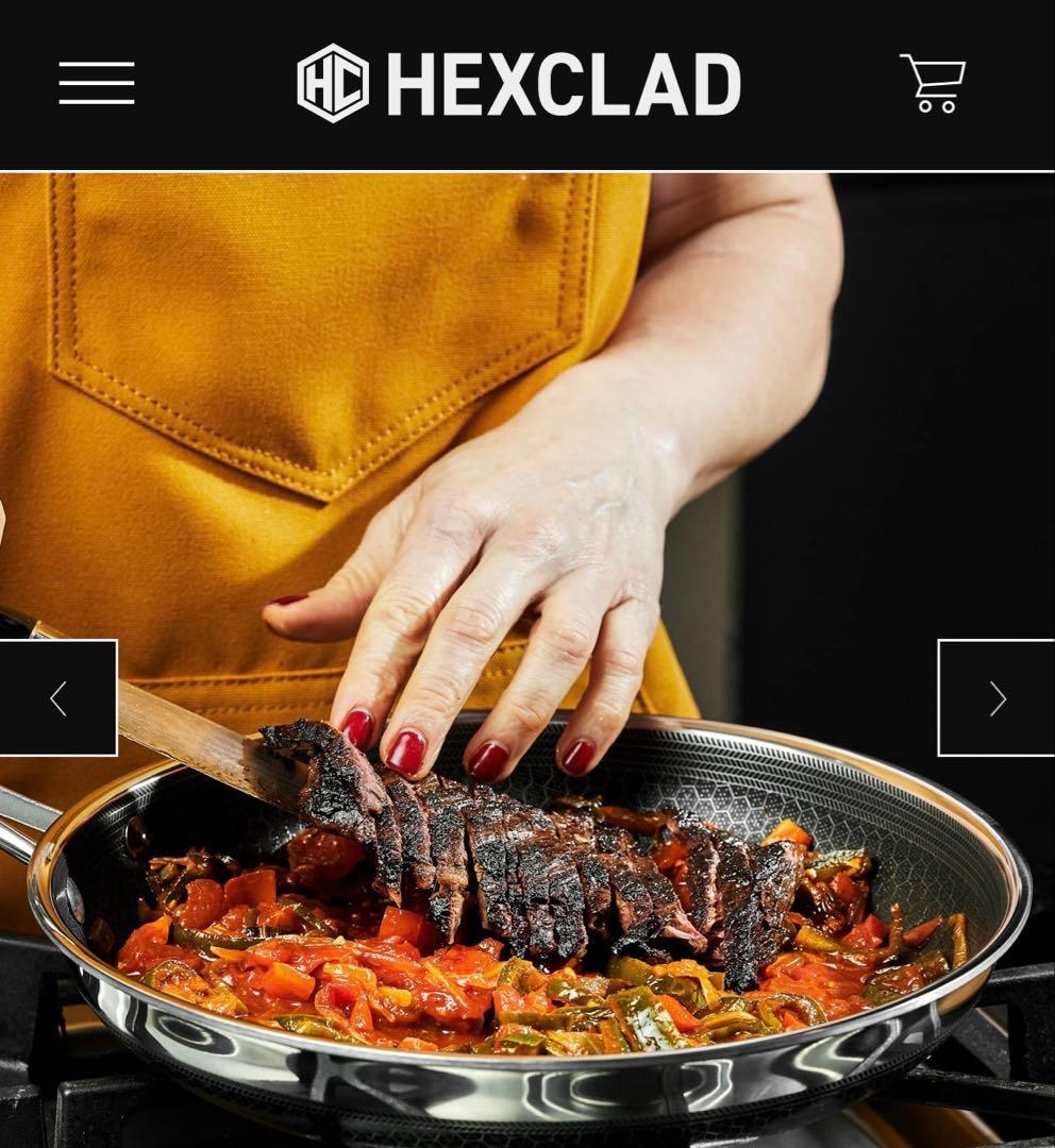 【新品未使用】30cm hexclad ヘックスクラッド フライパン 蓋付き