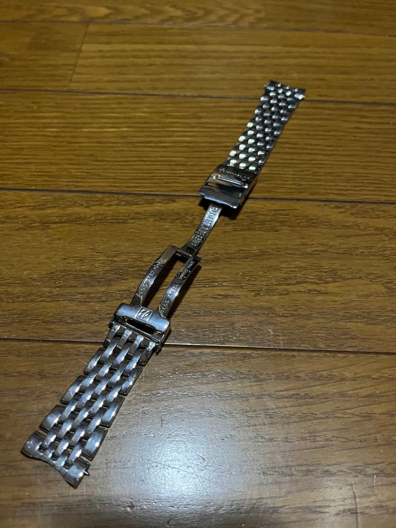 美品 BREITLING Navitimer 純正ステンレスブレス ラグ幅22