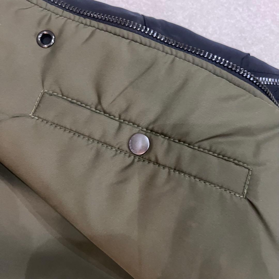 専用　COACH コーチ　リバーシブル　ブラック MA-1ジャケット　L