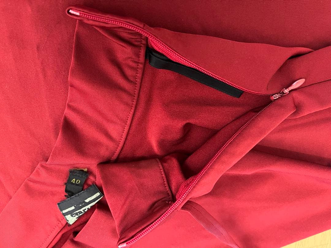 【SALE】Jean Paul Gaultier バーガンディ フレアスカート