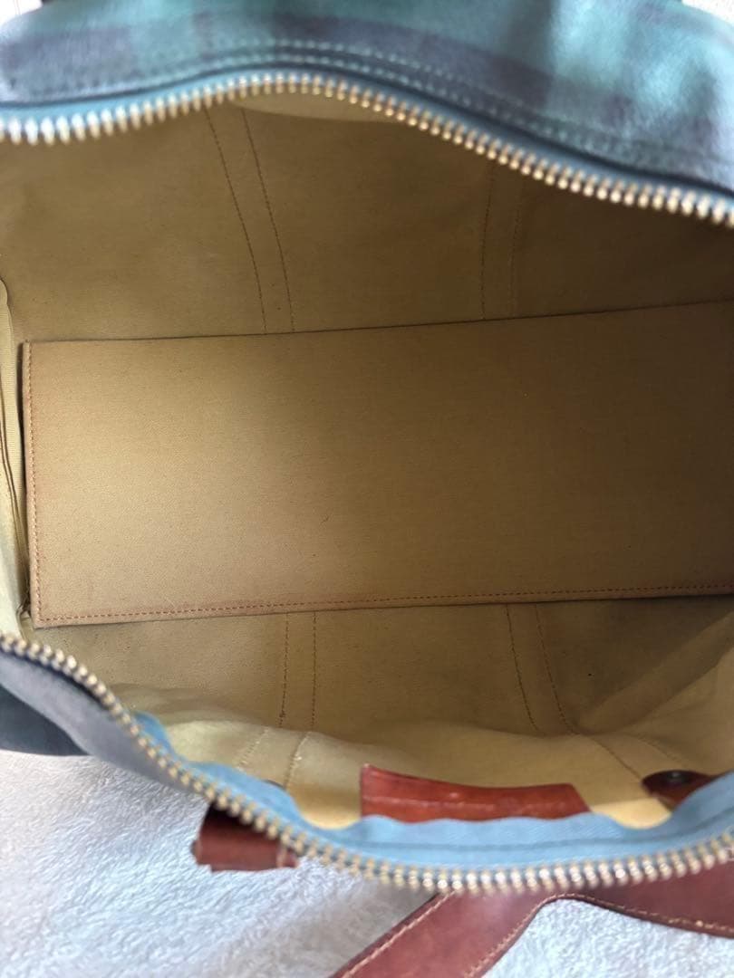 ✨️美品✨️ ポロラルフローレン ブラックウォッチ ボストンバッグ ２WAY 緑