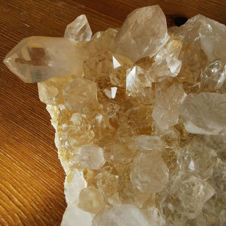 品質証明書付き マニカラン産 水晶 クラスター J